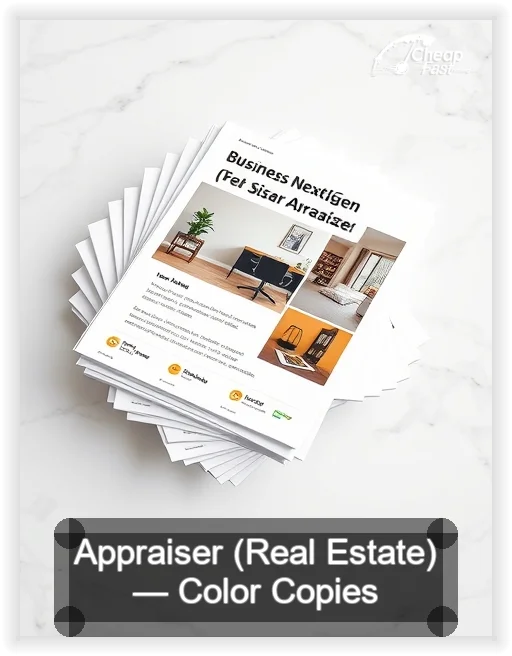 Appraiser Real Estate business card design sample