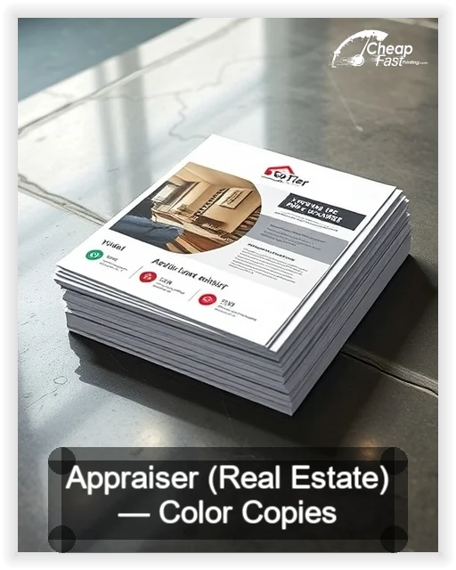 Appraiser Real Estate business card design sample