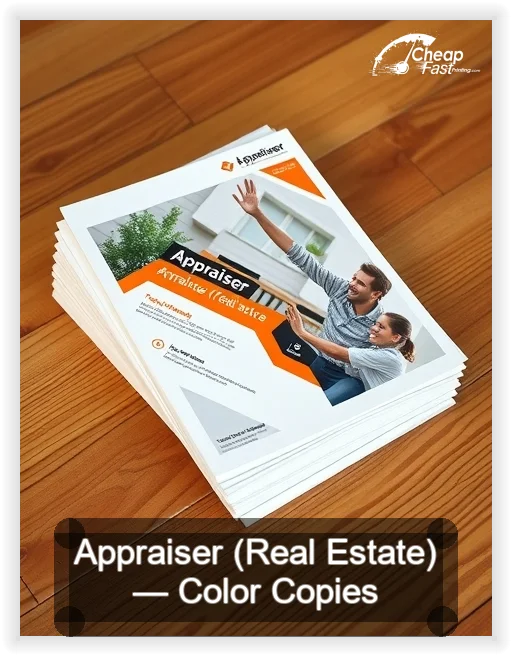 Appraiser Real Estate business card design sample