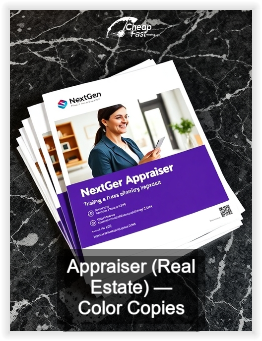 Appraiser Real Estate business card design sample