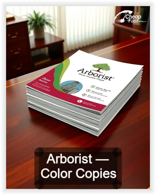 Arborist business card design sample