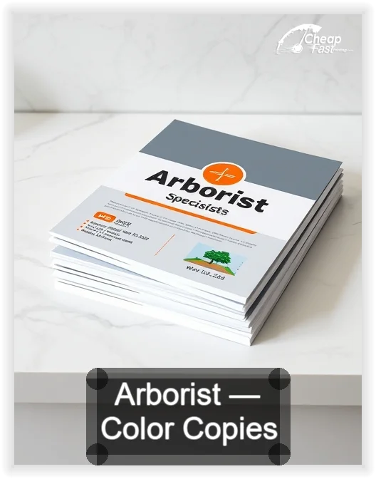 Arborist business card design sample