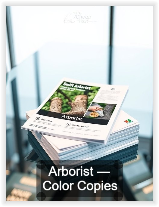 Arborist business card design sample