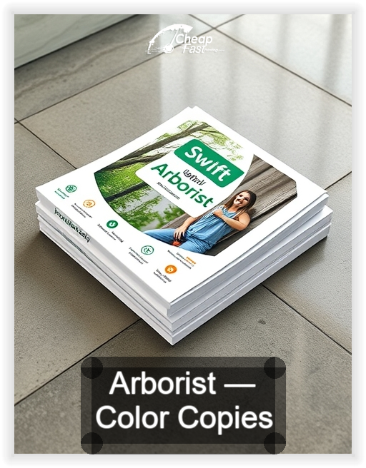 Arborist business card design sample