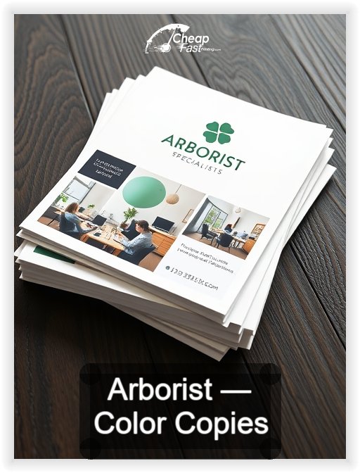 Arborist business card design sample