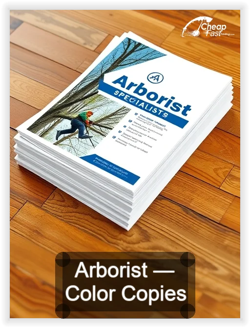Arborist business card design sample