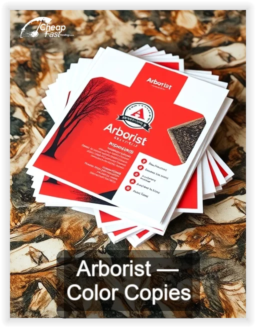 Arborist business card design sample