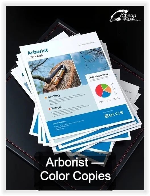 Arborist business card design sample