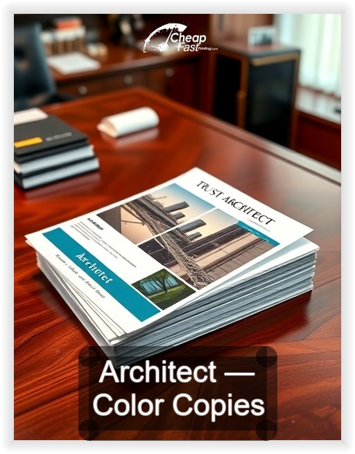 Architect business card design sample