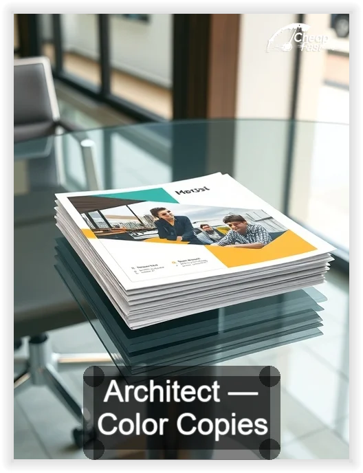 Architect business card design sample