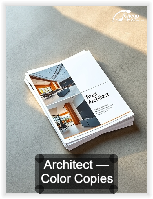 Architect business card design sample