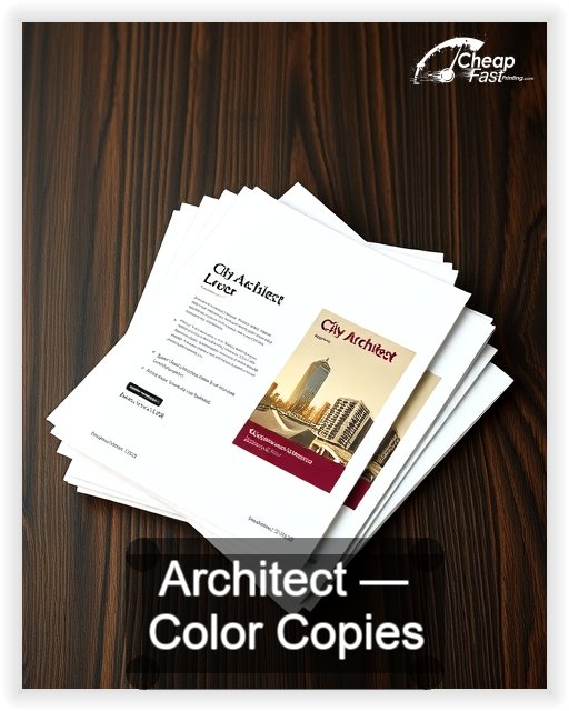 Architect business card design sample