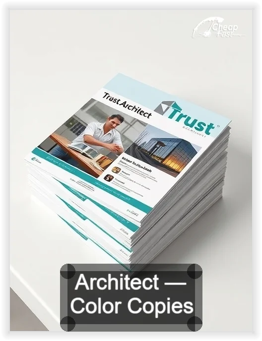 Architect business card design sample
