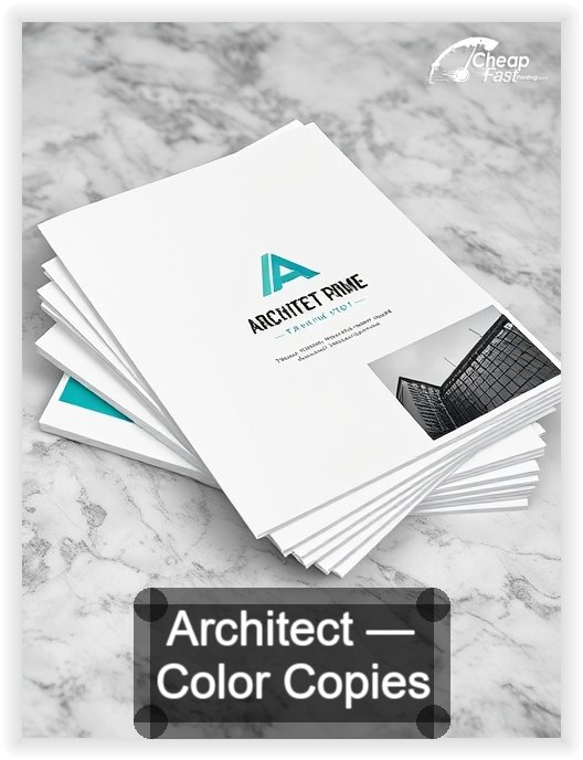 Architect business card design sample