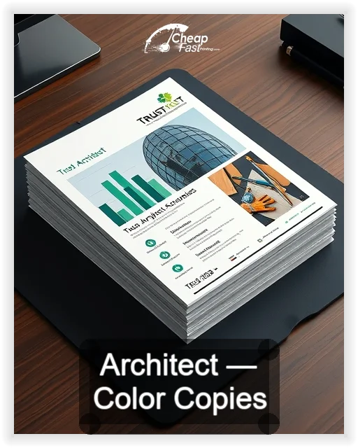 Architect business card design sample