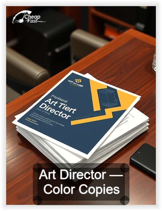 Art Director business card design sample