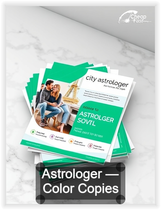 Astrologer business card design sample