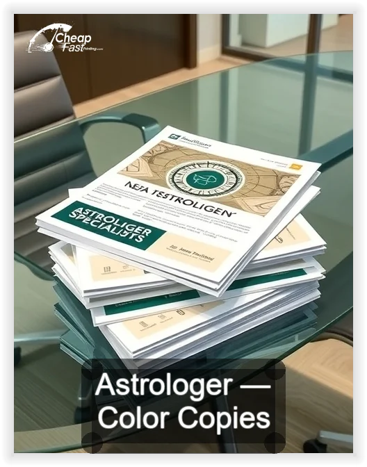 Astrologer business card design sample