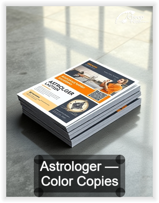Astrologer business card design sample