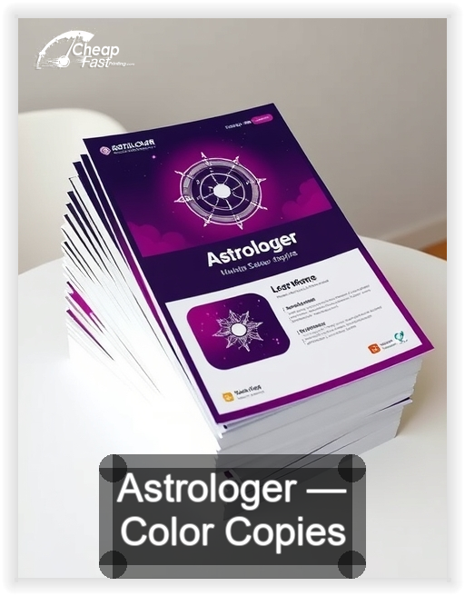 Astrologer business card design sample
