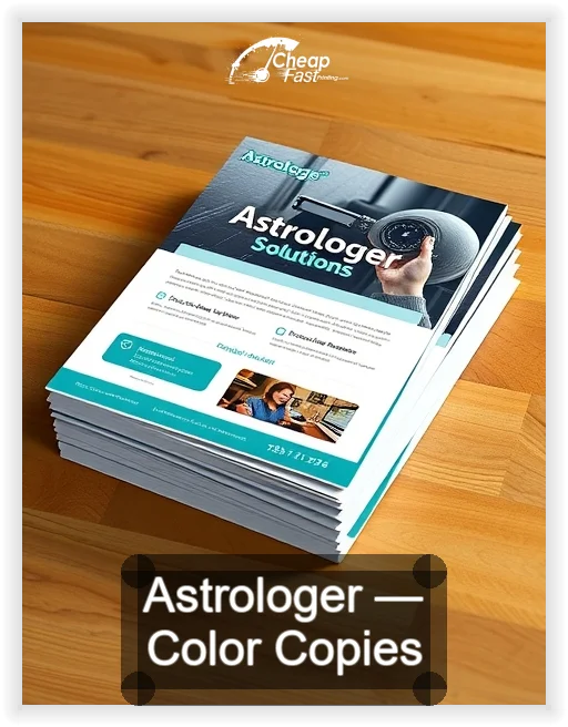 Astrologer business card design sample