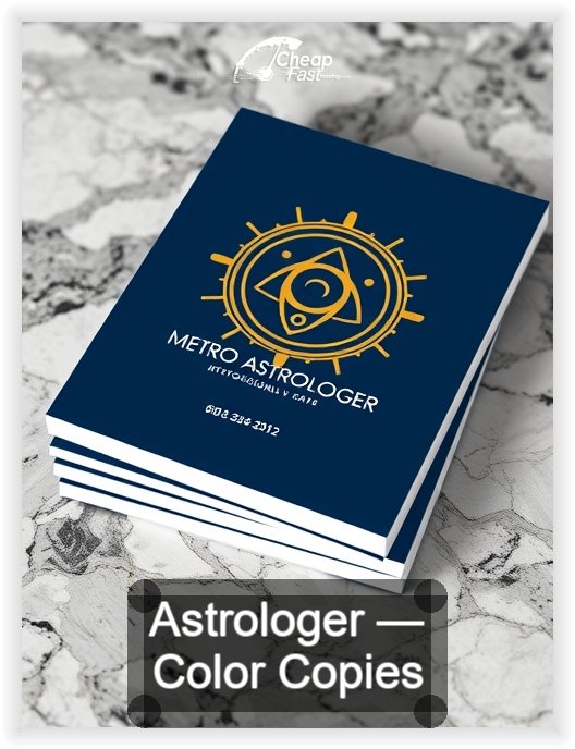 Astrologer business card design sample