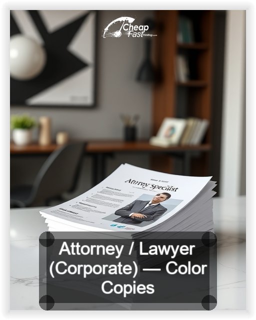 Attorney Lawyer Corporate business card design sample
