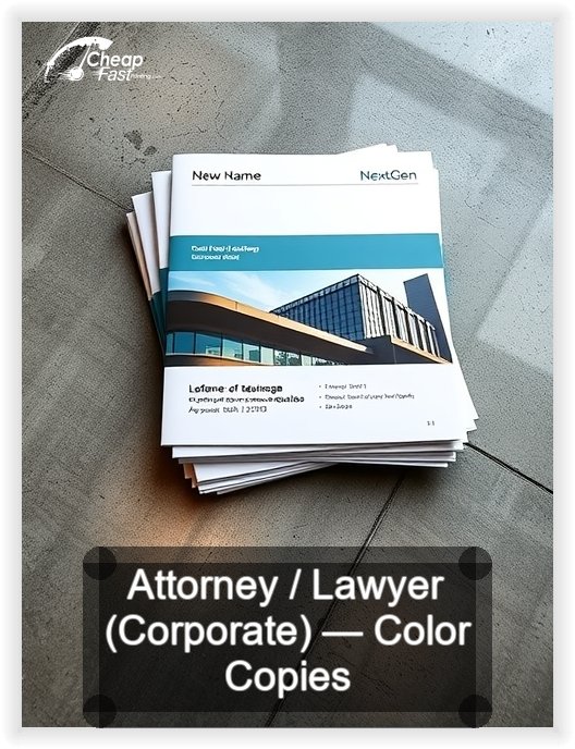 Attorney Lawyer Corporate business card design sample