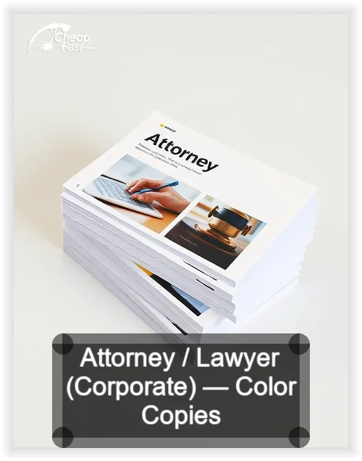 Attorney Lawyer Corporate business card design sample