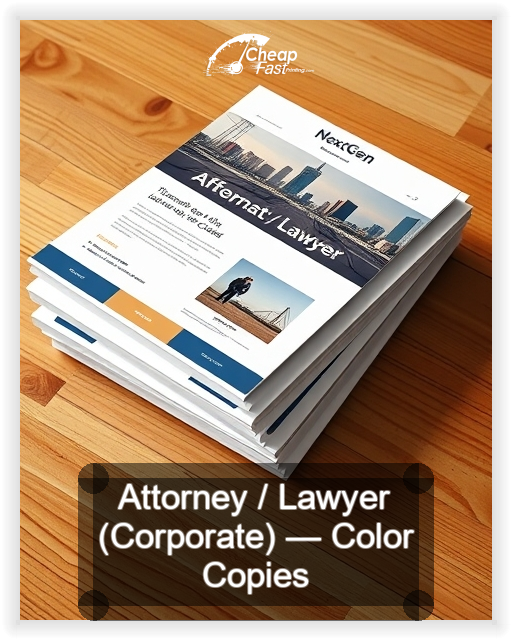 Attorney Lawyer Corporate business card design sample