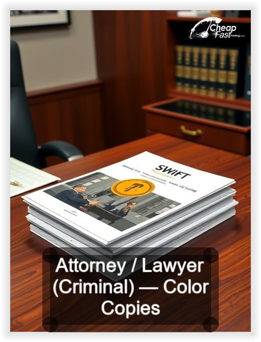 Attorney Lawyer Criminal business card design sample