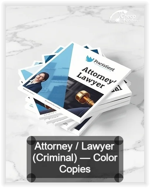 Attorney Lawyer Criminal business card design sample