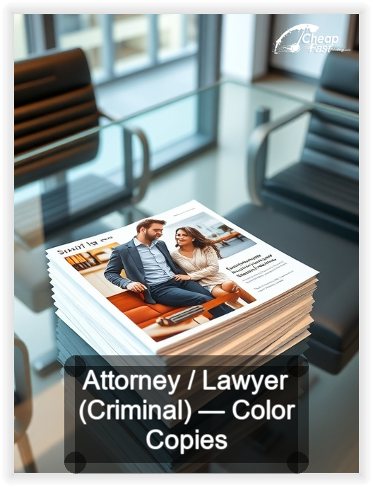 Attorney Lawyer Criminal business card design sample
