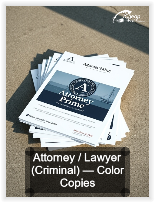Attorney Lawyer Criminal business card design sample