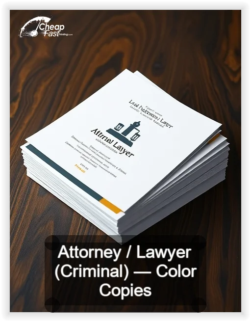 Attorney Lawyer Criminal business card design sample