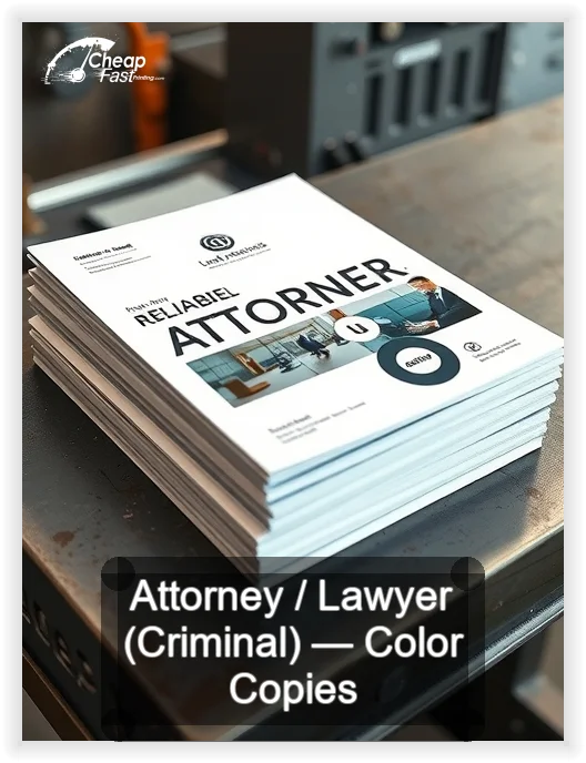 Attorney Lawyer Criminal business card design sample