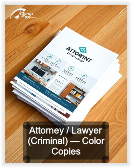 Attorney Lawyer Criminal business card design sample