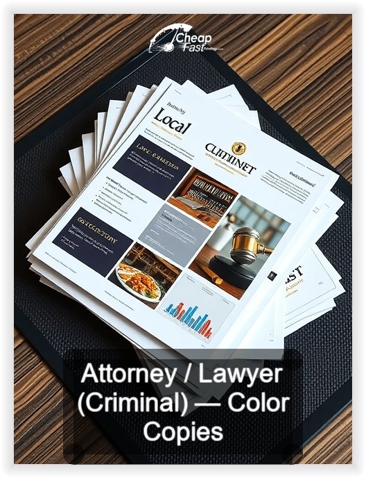 Attorney Lawyer Criminal business card design sample