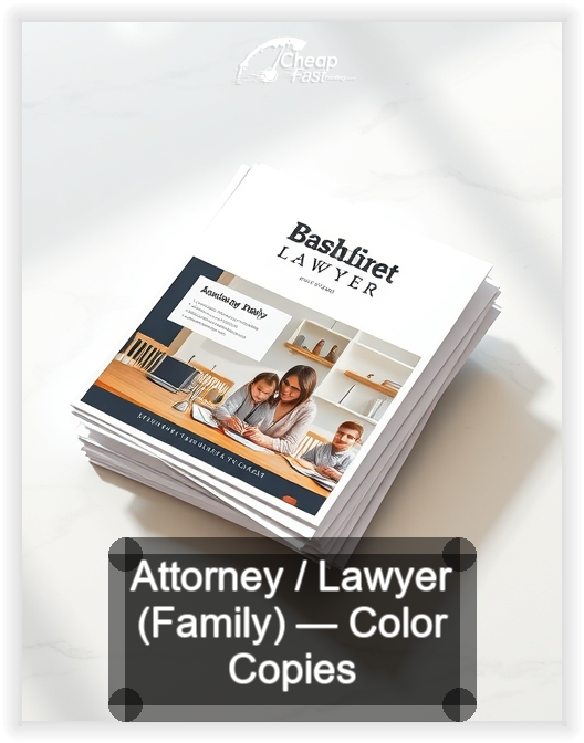 Attorney Lawyer Family business card design sample