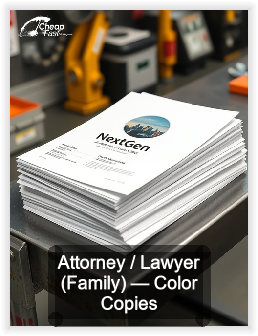 Attorney Lawyer Family business card design sample
