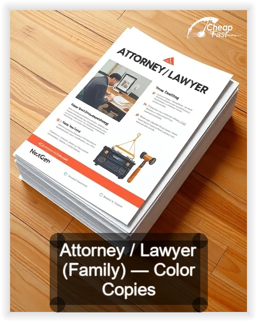 Attorney Lawyer Family business card design sample