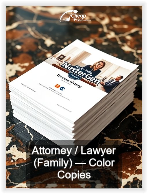 Attorney Lawyer Family business card design sample