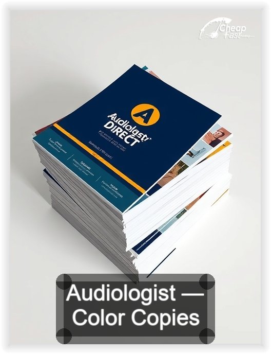 Audiologist business card design sample