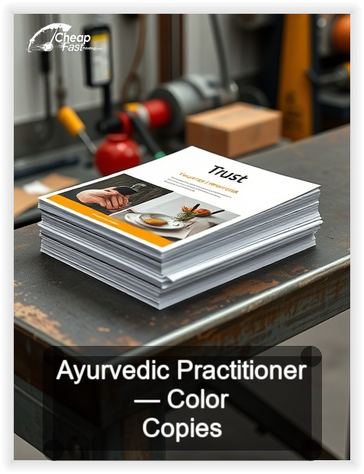Ayurvedic Practitioner business card design sample