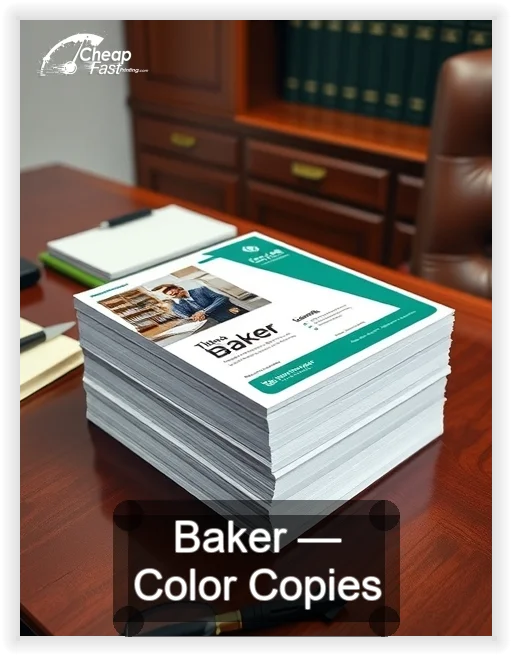Baker business card design sample