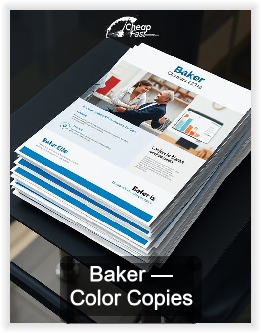 Baker business card design sample