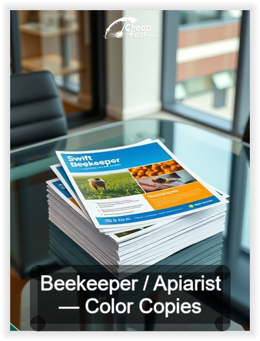 Beekeeper Apiarist business card design sample