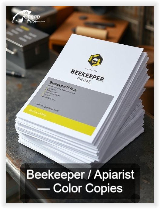 Beekeeper Apiarist business card design sample