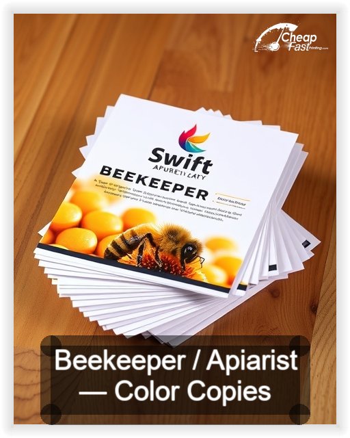 Beekeeper Apiarist business card design sample