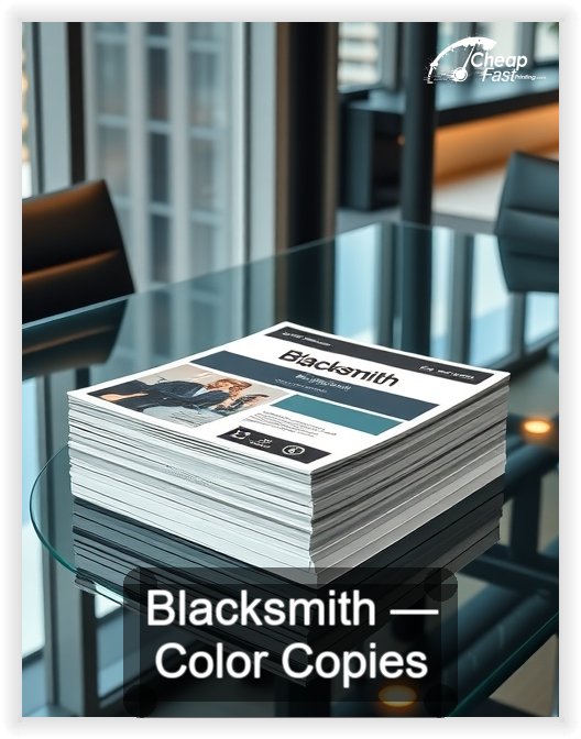 Blacksmith business card design sample